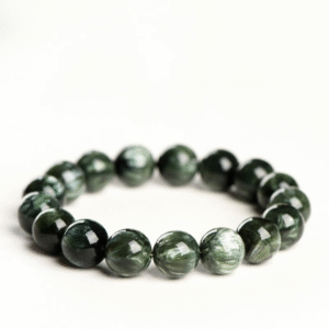Natural Green Dragon Quartz Bracelet | Strength & Courage Healing Energy
